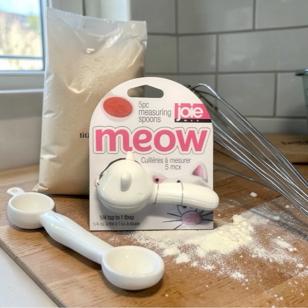 JOIE MEOW White Cat Measuring Spoons‎